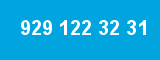 929 122 32 31 929 122 32 31